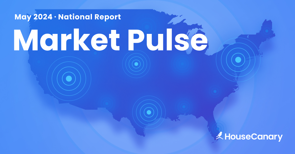 An image of a US map with the text "Market Pulse" inside it