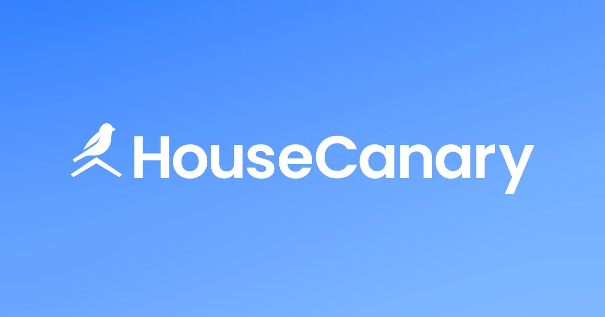 The HouseCanary logo with a blue background.