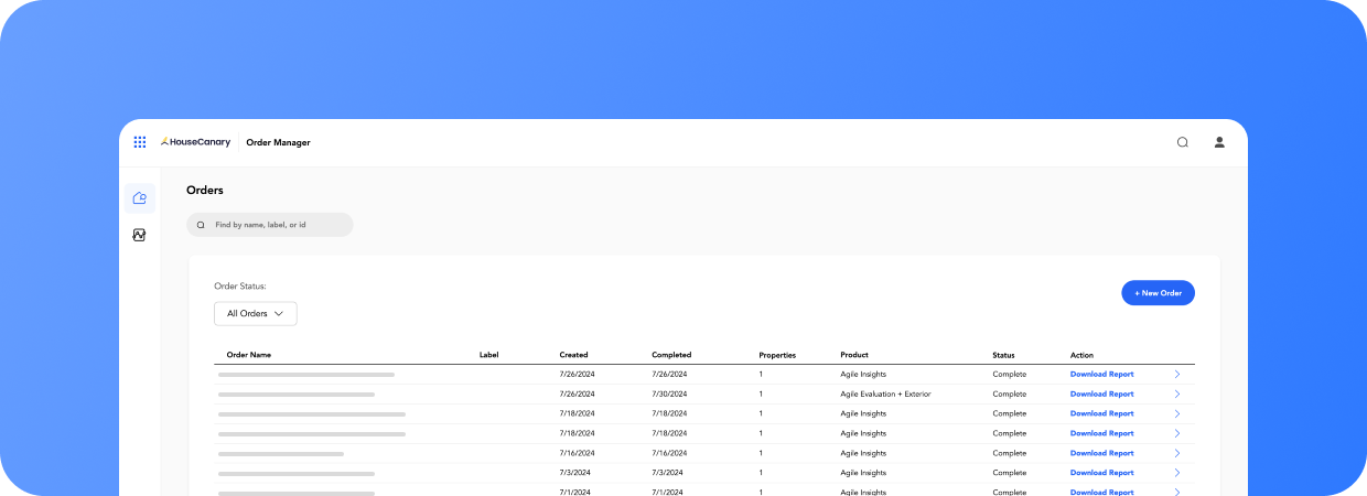 HouseCanary Order Manager API upgrades with configurable threshold settings for Agile Insights valuation reports
