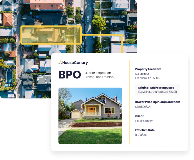 Exterior Broker Price Opinion report providing detailed market-aligned valuation for unique property characteristics