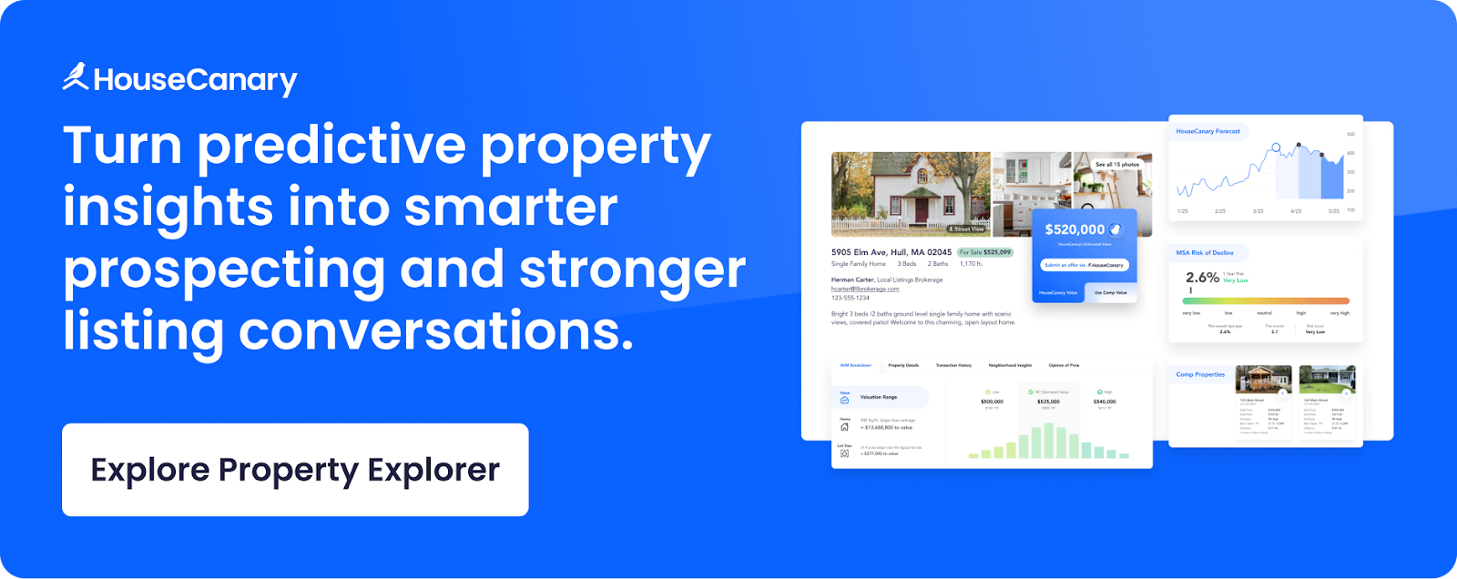 Turn predictive property insights into smarter prospecting and stronger listing conversations. Explore Property Explorer